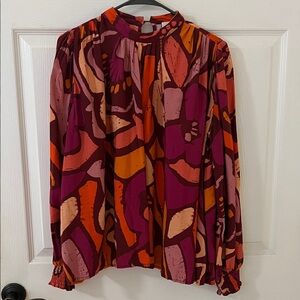 ODDY Colorful Abstract Women's Blouse